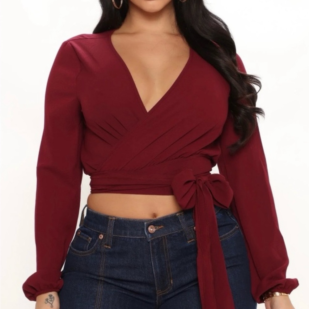 Fashion nova little white lies blouse